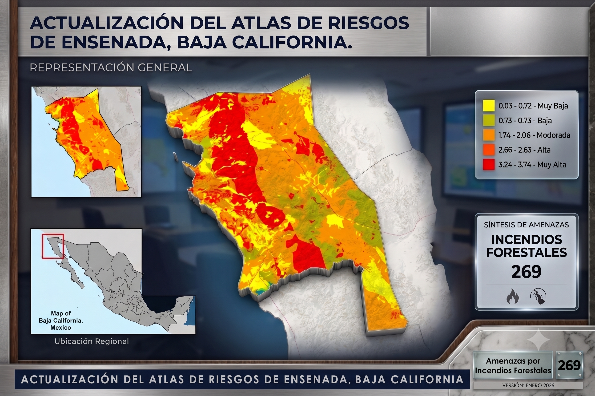Mapa Valles